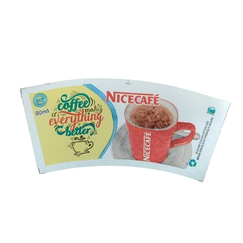 80ML Paper Cup Blank - Multicolor, High Quality Paper Material, Different Sizes Available, Printed Pattern for Custom Cup Making