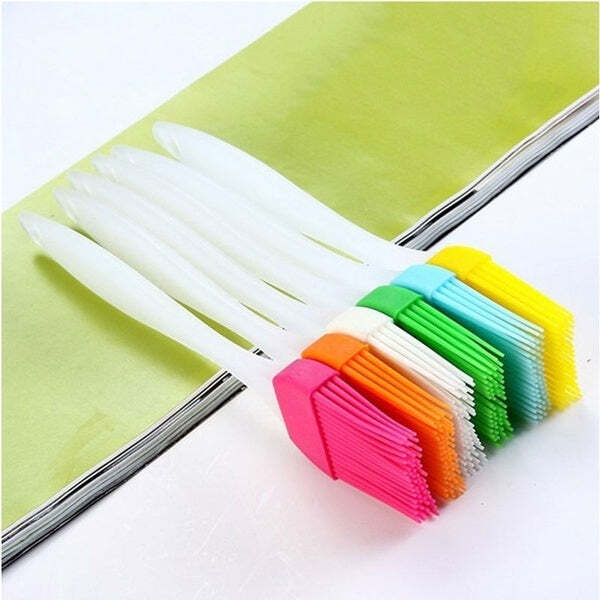 Silicone Spatula and Pastry Brush Special Brush for Kitchen Use (2153)