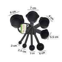 Plastic Measuring Cups and Spoons