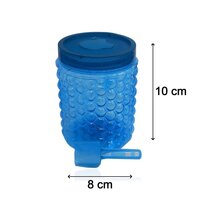 Bubble Transparent Plastic Storage Jar 400ml (1Pc Only) (3739)
