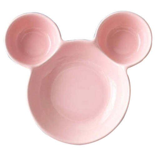Unbreakable Plastic Mickey Shaped Kids/Snack Serving Plate (Without Sticker) (0863A)