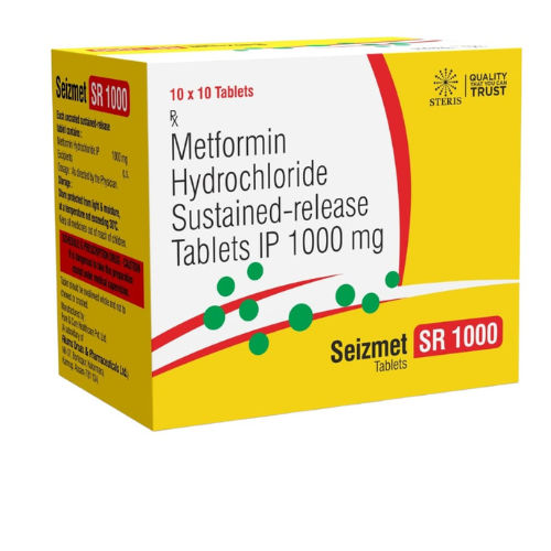 Tablets Metformin Hydrochloride Sustained Release Ip 1000 Mg