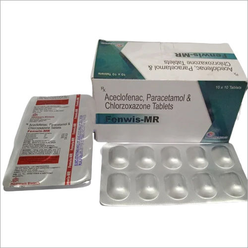 Aceclofenac Paracetamol Chlorzoxazone Tablets