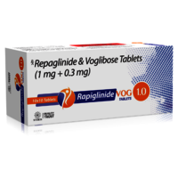 Repaglinide (1mg), Voglibose (0.3mg) - 5000 Count | Oral Hypoglycemic Blend For Type 2 Diabetes Management, Insulin Release & Carbohydrate Absorption Control