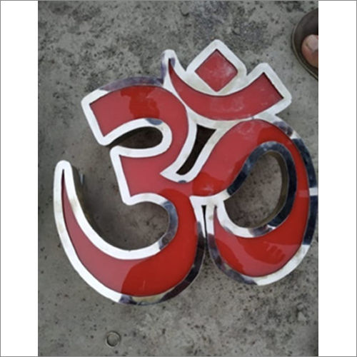 Red Om Acrylic Led Letter