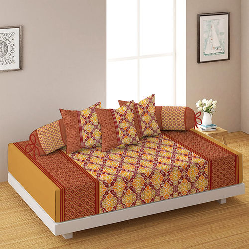 Diwan Set Bedsheet Single Bedsheet Bedsheet digital printed