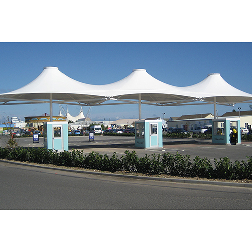 Tensile Fabric Structure For Toll Booth