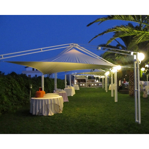 Tensile Fabric Garden Structure