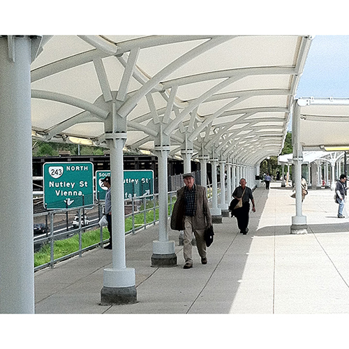 Modern, Lightweight Pathway Covering Tensile Structure