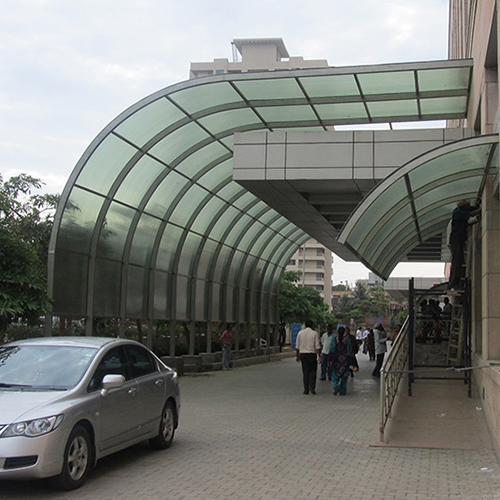 Modular Walkway Covering Tensile Structure