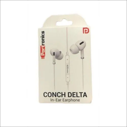 Portronics Conch Delta Wired Earphone Body Material: Plastic