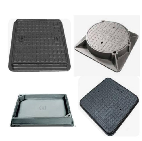 Cast Iron Manhole Cover - Shape: Square