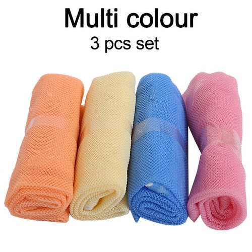 Fridge Bags for Fruits and Vegetables with Zip Net (Multicolour) - OTHER Material, 22*2*35 cm Size, Multi/Assorted Color | Versatile Storage Solution