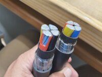 Submersible Aluminium Round PVC Cable