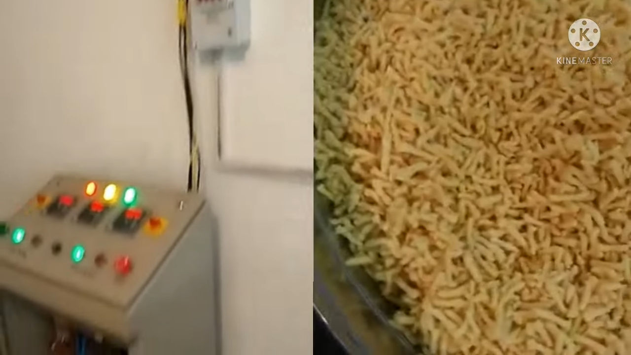 SNACKS PUFF MAKING EXTRUDER MACHINE