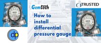 Model G2000-500 Pa Gemtech Differential Pressure Gauges by Range 0 To 500 Pascal