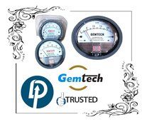 GEMTECH Series G2000-6 MM Differential Pressure Gauges by Range 0 to 6 MM WC