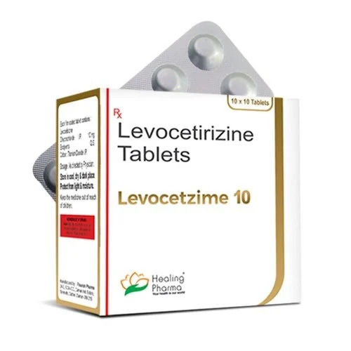 Levocetirizine Tablets - 10mg Blister Pack | Healing Pharma, 10 Tablets, Room Temperature Storage