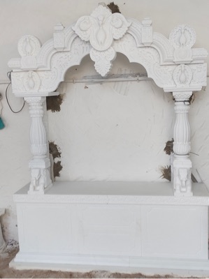 White Makrana Marble Temple