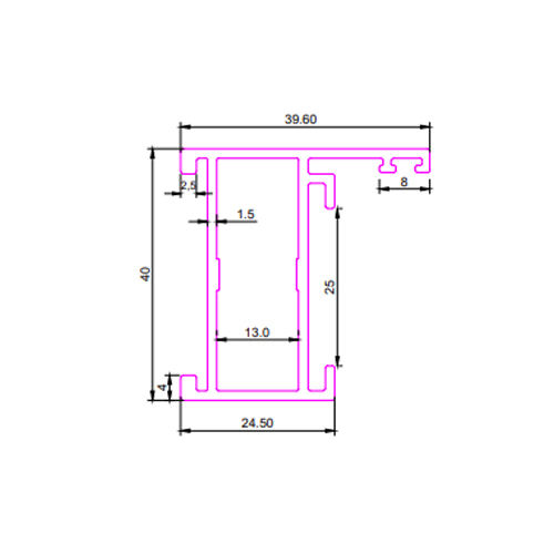 SEC No 3071 Aluminum Section