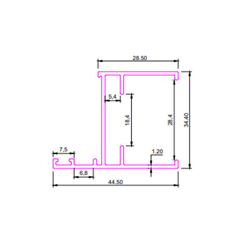 SEC No 3121 Aluminum Section