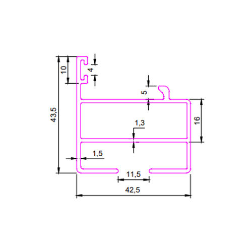 Sec No 3126 Aluminum Section Grade: First Class