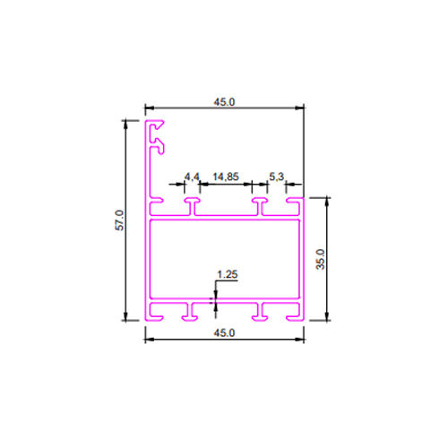 SEC No 3146 Aluminum Section