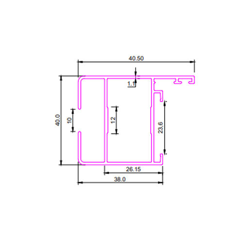 SEC No 3156 Aluminum Section