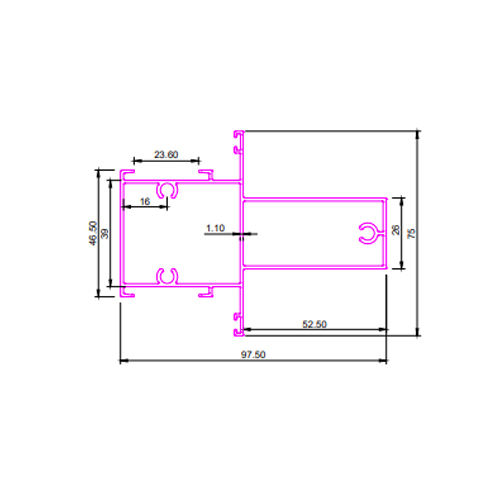 SEC No 3166 Aluminum Section