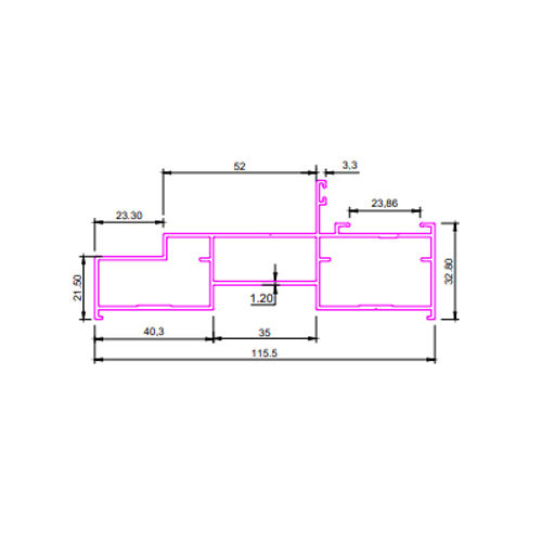 SEC No 3171 Aluminum Section