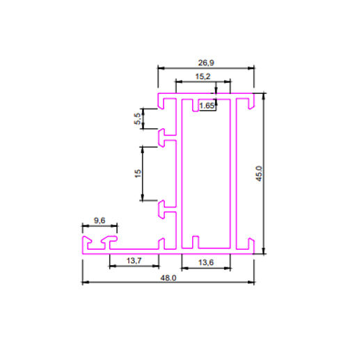 Sec No 3186 Aluminum Section Grade: First Class