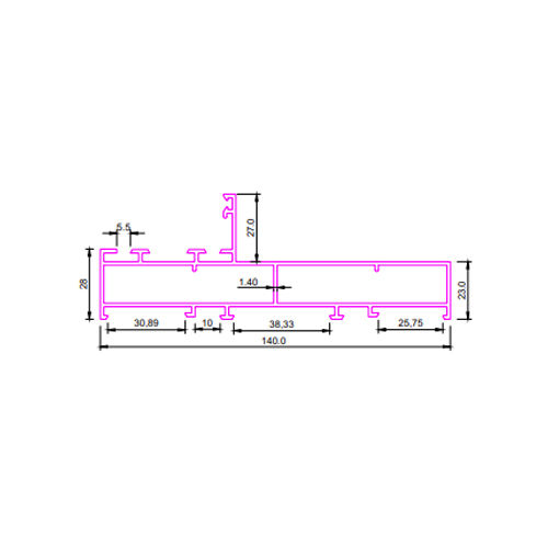 SEC No 3191 Aluminum Section