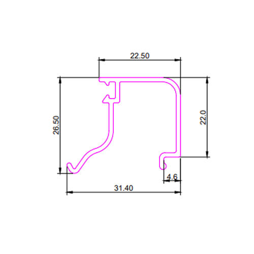 SEC No 3211 Aluminum Section