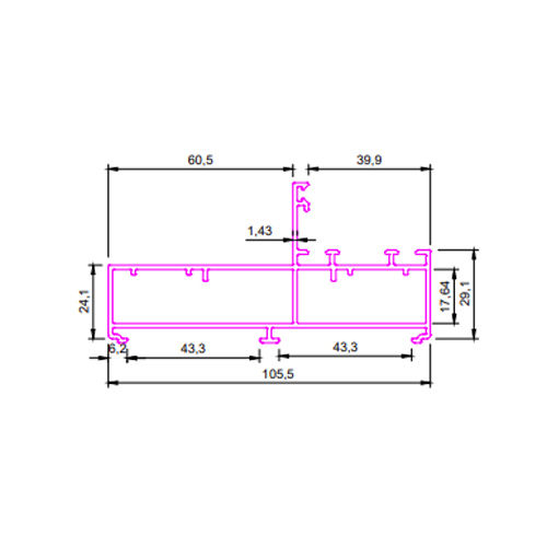 SEC No 3221 Aluminum Section