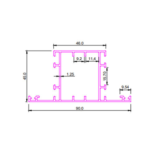 SEC No 3226 Aluminum Section