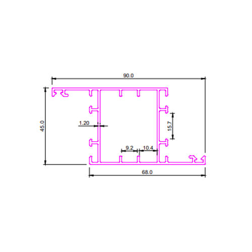 SEC No 3241 Aluminum Section