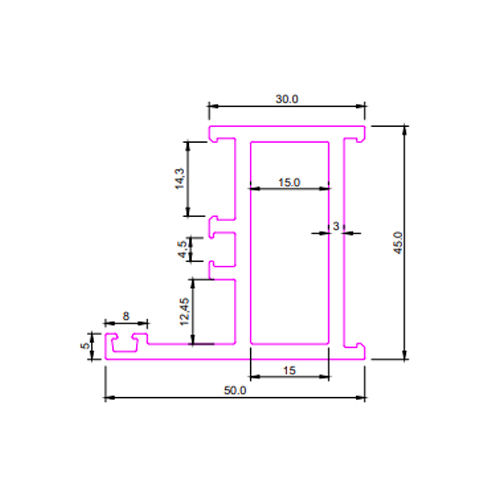 Sec No 3256 Aluminum Section - Grade: First Class