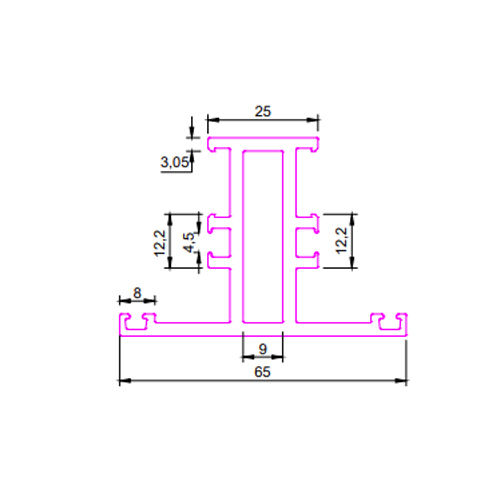 SEC No 3266 Aluminum Section