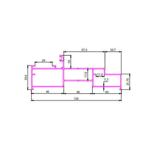 SEC No 3286 Aluminum Section