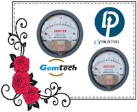 GEMTECH Series G2000-50 MM Differential Pressure Gauges by Range 0 to 50 MM WC
