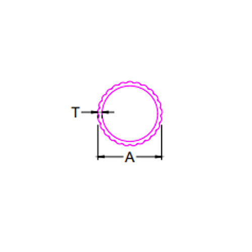 Fluted Round Tube