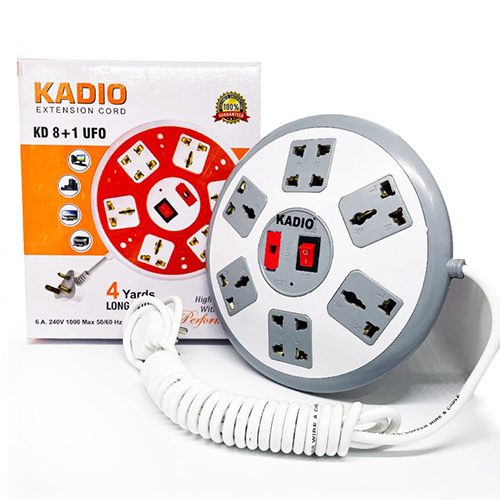 Kadio 8 Plus 1 UFO Extension Cord