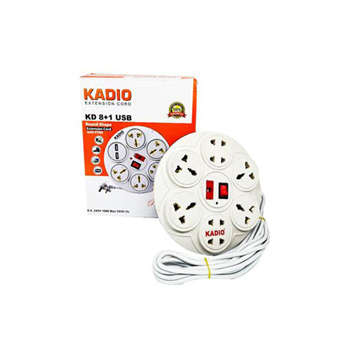 8 plus1 USB Round Shape Extension Cord