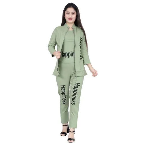 Green Ladies Designer 3 Piece Set