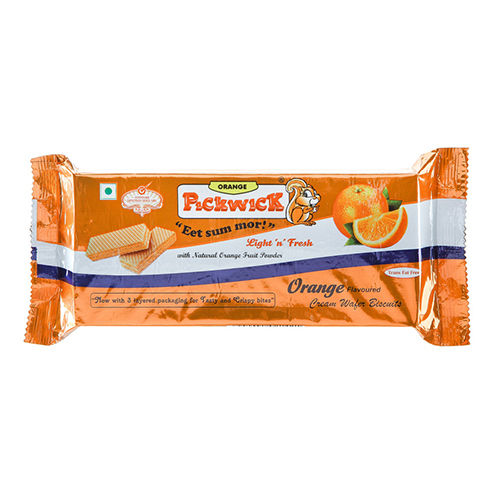 100 GM Orange Flavoured Cream Wafer Biscuits