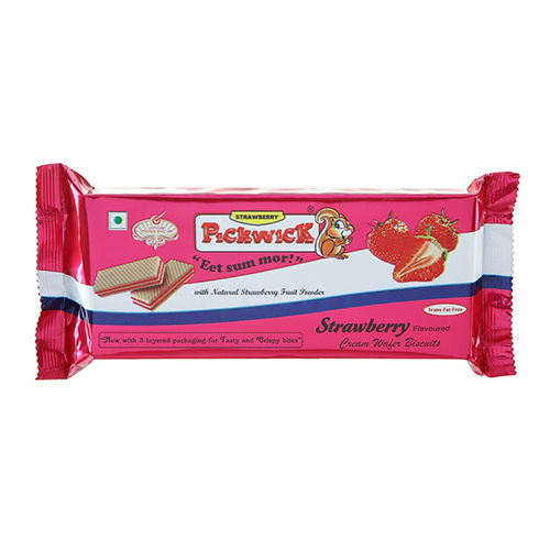 100 GM Strawberry Flavoured Cream Wafer Biscuits