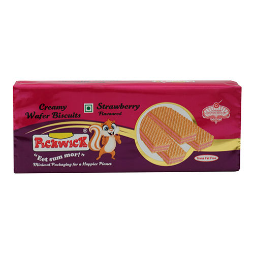 150 GM Strawberry Flavoured Creamy Wafer Biscuits