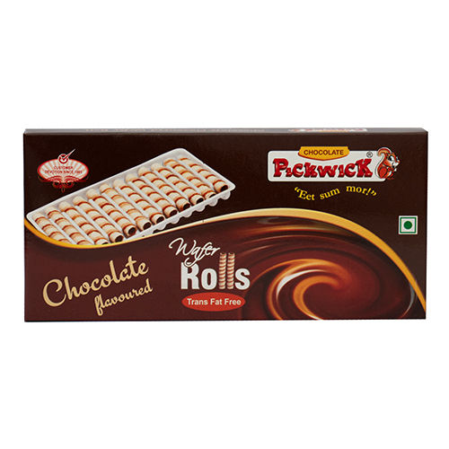 50 GM Chocolate Flavoured Wafer Rolls