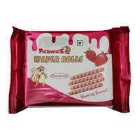 50 GM Strawberry Flavoured Wafer Rolls