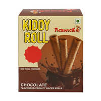 Kiddy Roll Chocolate Flavoured Creamy Wafer Rolls